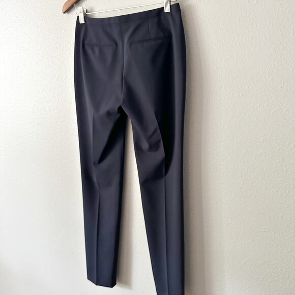 Elie Tahari Navy Wool Slim Ankle Pants Women's US Size 0 - Picture 9 of 15